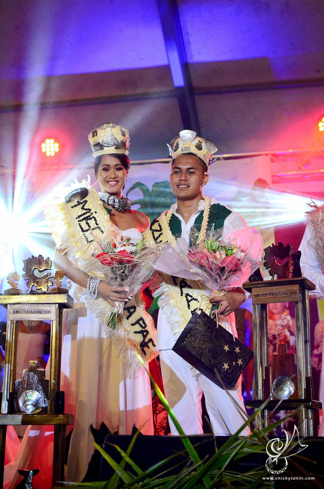 Lehani Fanaurai et Jordan Haatani ont été élus Miss et Mister Tuhaa Pae 2019.