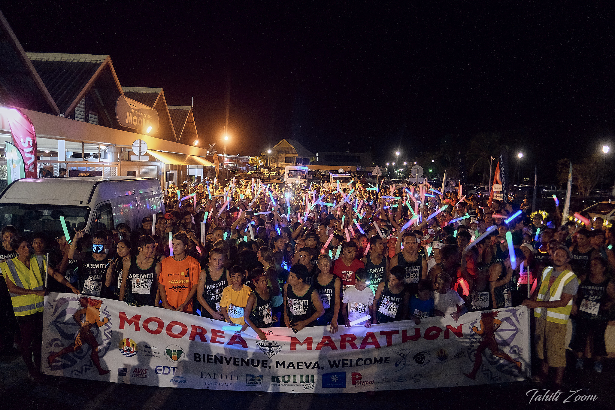 Course à pied – Marathon International de Moorea : Plus de 1200 participants dont une cinquantaine de visiteurs