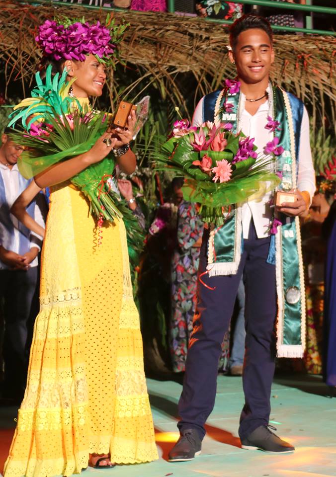 Wainona Teurua et Reiatua Teroroiria ont été élus 1ers dauphins.