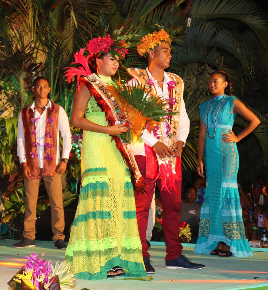 Hinenao Alvarez et Taihoarii Taki ont été élus Miss et Mister Heiva i Paea.