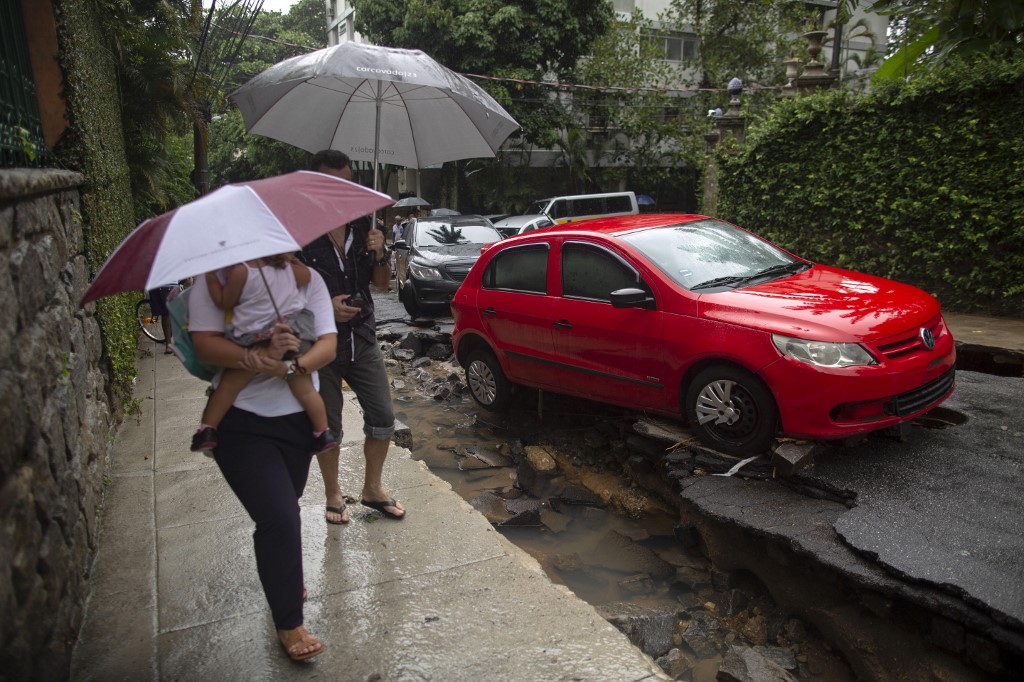 Brésil: au moins 3 morts lors de pluies diluviennes à Rio