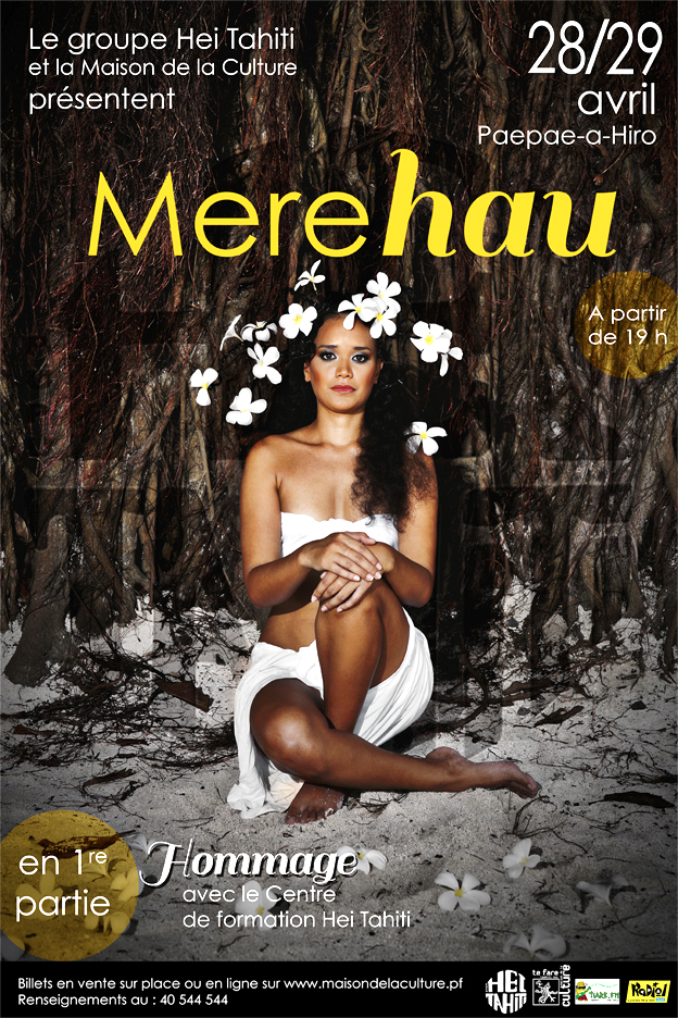 Hei Tahiti présente "Merehau" sur le paepae a Hiro