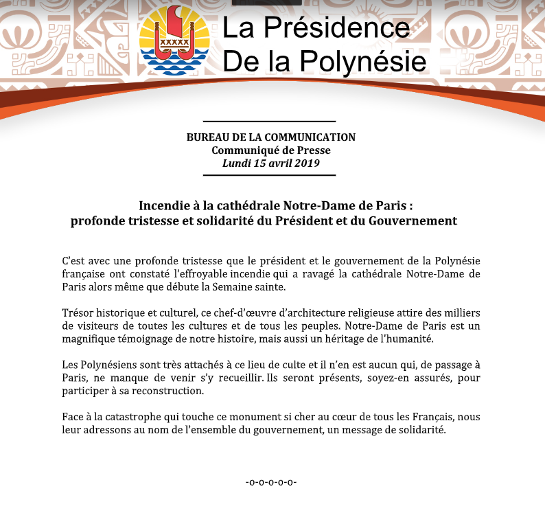 La cathédrale Notre-Dame de Paris ravagée par un incendie, Macron reporte son allocution