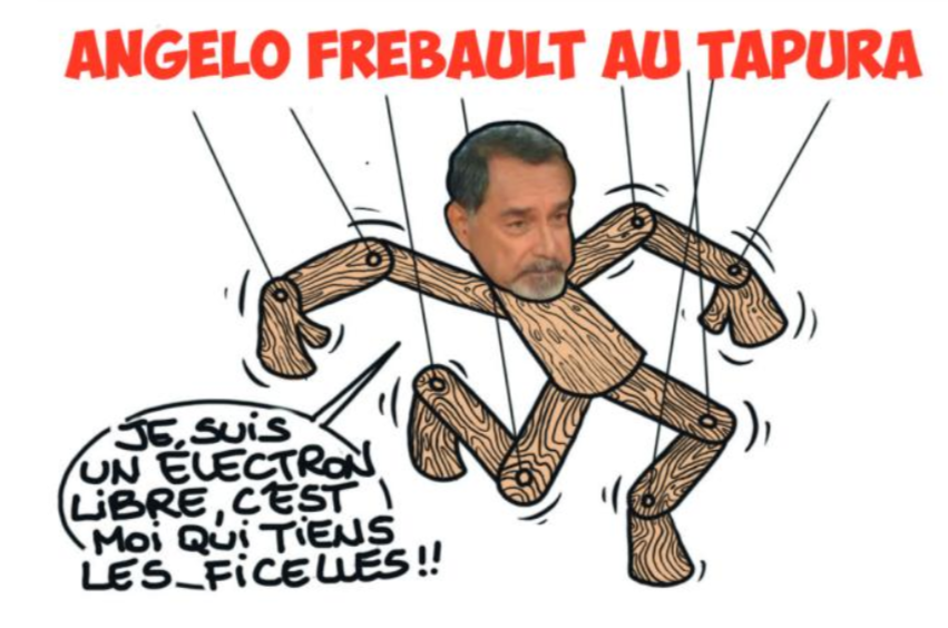 " Angelo Frébault au Tapura " vu par Munoz