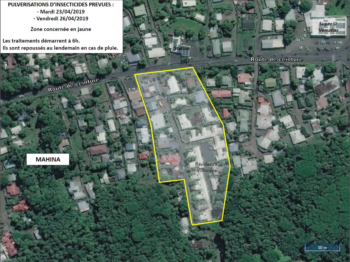 Trois nouveaux quartiers de Mahina touchés par la dengue de type 2