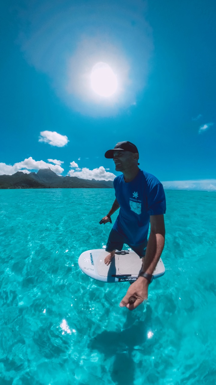 Fred Morin fait partie du programme "Ambassadors" de la compagnie Air Tahiti Nui