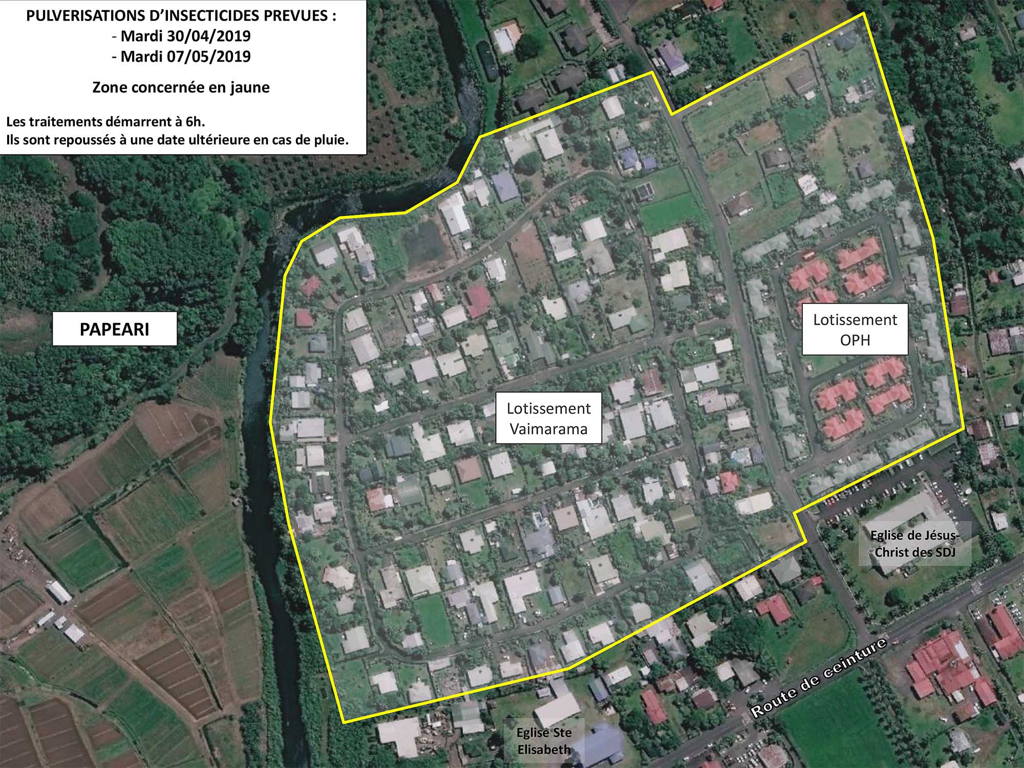 Lutte contre la dengue de type 2 : Des pulvérisations à Papeari et Papetoai