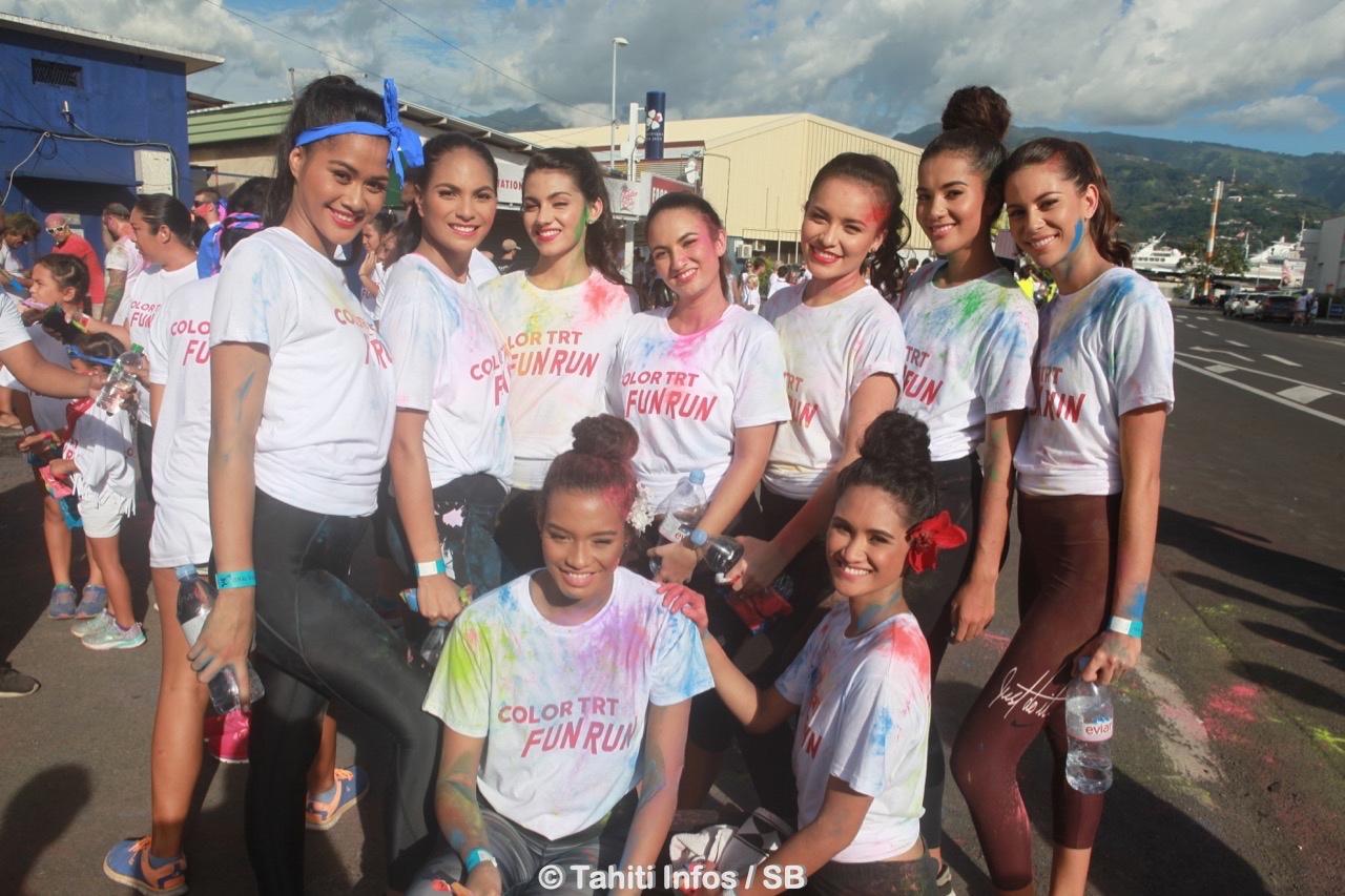 Les candidates à l'élection de Miss Tahiti étaient présentes