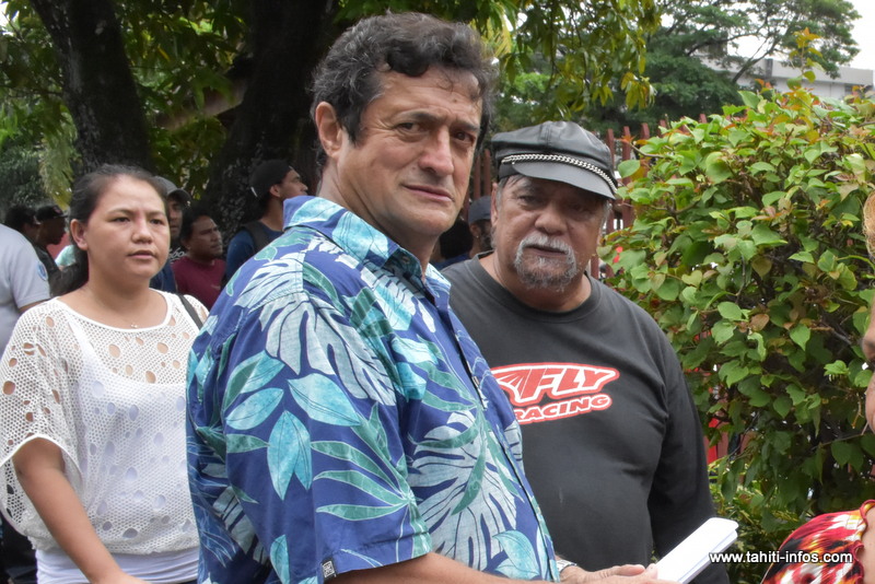 Patrick Galenon, secrétaire général de la CSTP/FO élu lors du congrès du 9 août 2018. Il avait auparavant été à la tête du syndicat de 2004 à juin 2017.