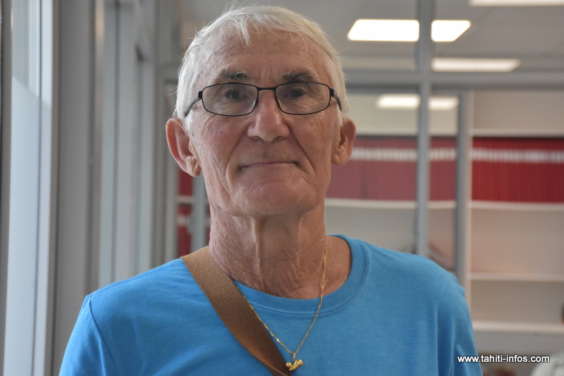 Roland Clavreul, le secrétaire général-adjoint du Syndicat général autonome des retraités de Polynésie (SGARP).