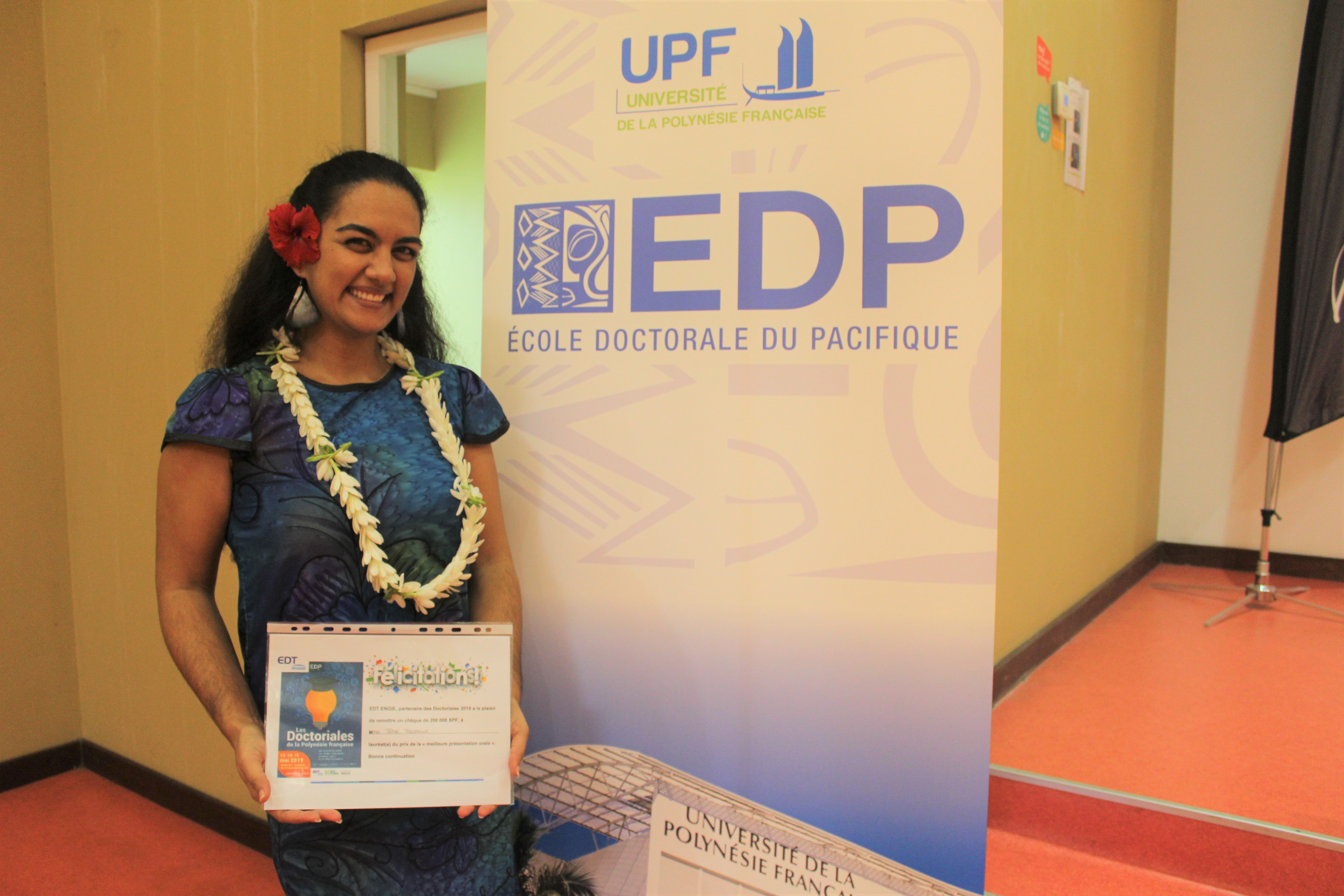 Tohei Theophilus a remporté mercredi 15 mai le prestigieux prix de la présentation orale de l'édition 2019 des Doctoriales.