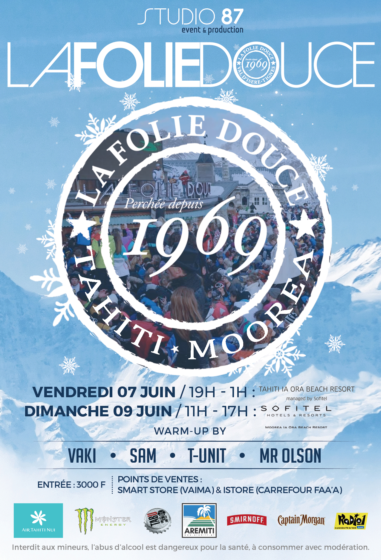 "La Folie douce" revient à Tahiti et Moorea