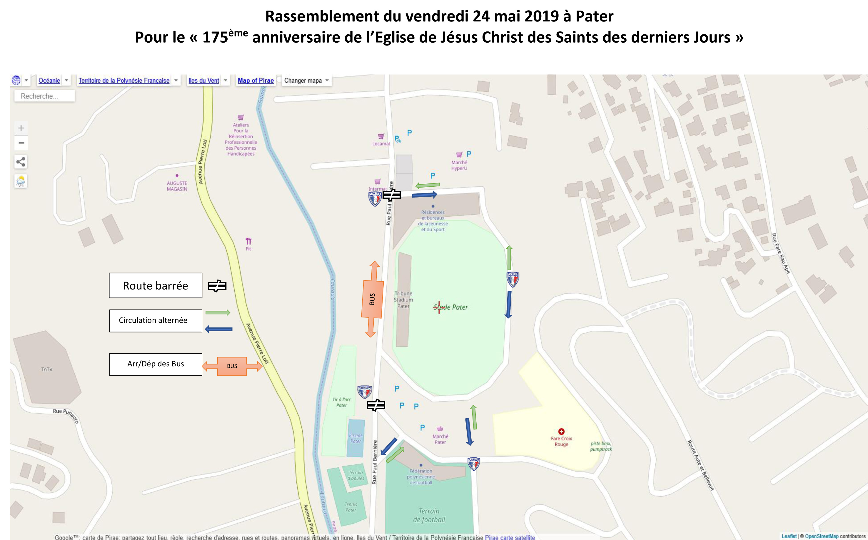 Plus de 10 000 Mormons attendus ce soir à Pater