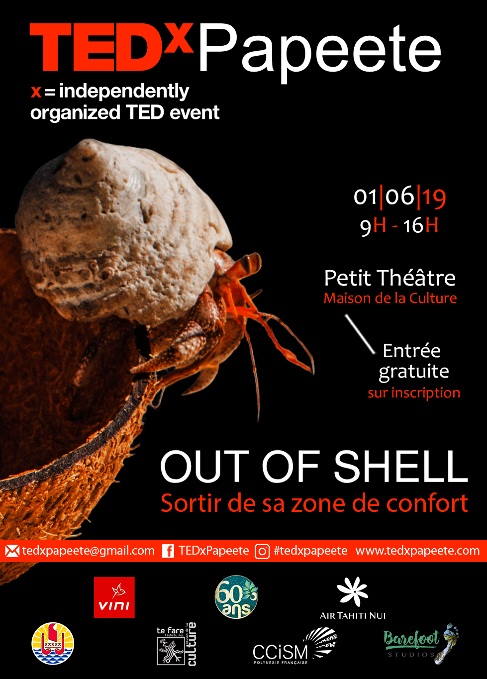 TEDx Papeete : Sortir de sa zone de confort