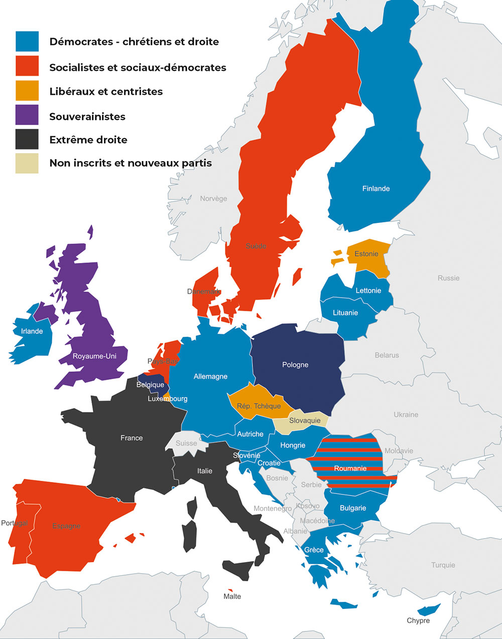 Européennes: progression contenue des eurosceptiques, poussée écologiste