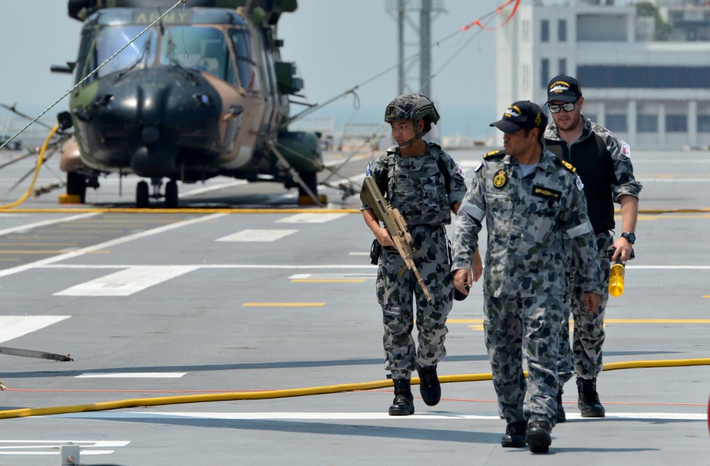 Des pilotes australiens ciblés par des lasers en mer de Chine méridionale