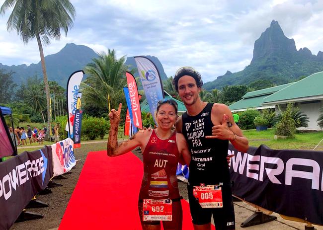 Brice Daubord et Carina Wasle © Xterra News