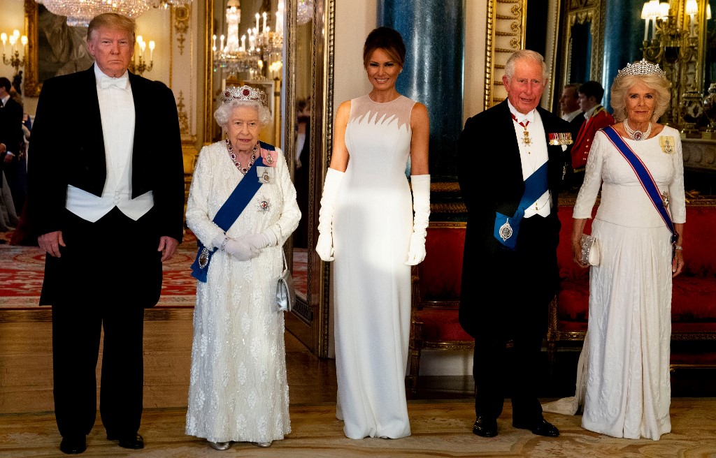 Les Trump à Buckingham Palace, et avec entrain sur Instagram