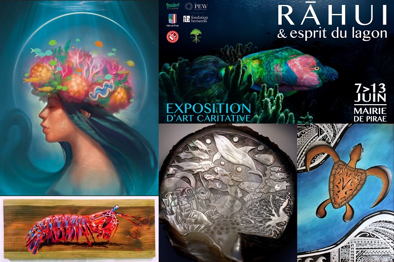 Quelques exemples des œuvres exposées. Celles-ci ont été réalisées par Christopher Daniel, Killian Ekouma, Eric Raffis et Donatien Jumel