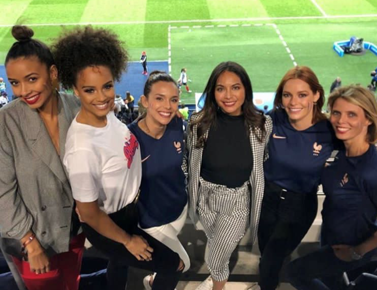 Vaimalama au match d'ouverture de la Coupe du monde féminine de football