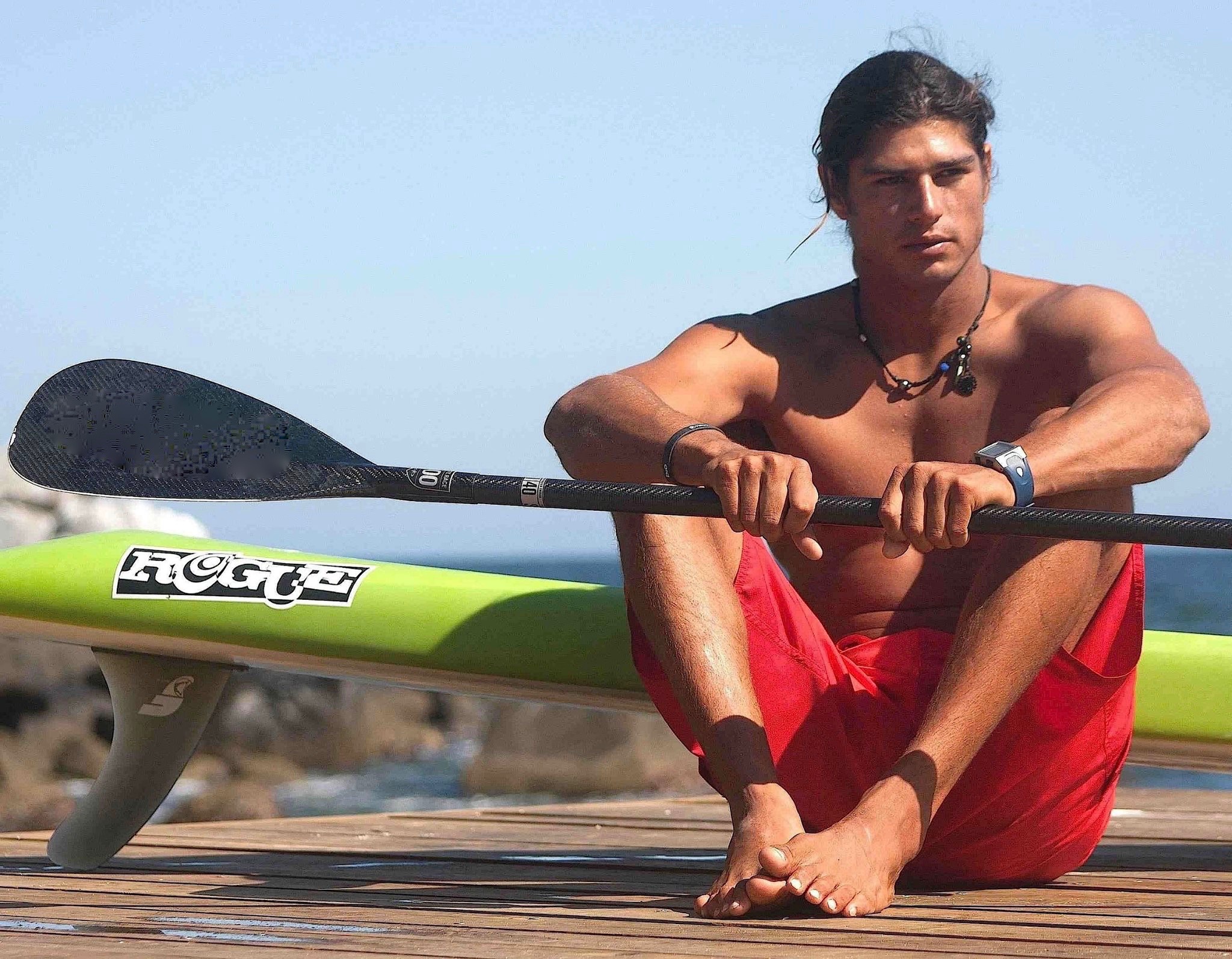 Fernando Stalla, mannequin et sup paddler professionnel méxicain