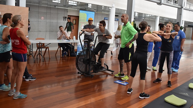 Les patients de l’hôpital sont aussi venus se renseigner sur les différentes méthodes pour arrêter de fumer.