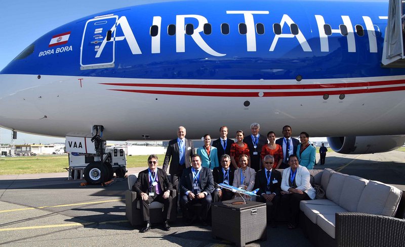 Le Dreamliner Bora Bora présenté au salon du Bourget
