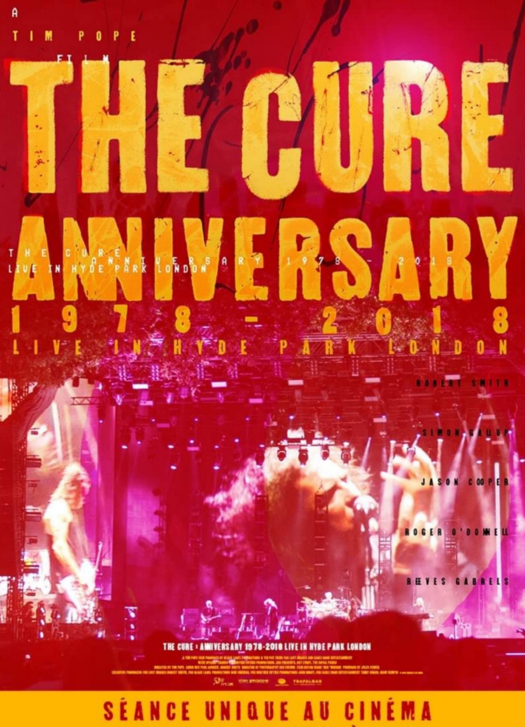 The cure, le concert événement de 2018  projeté au Liberty