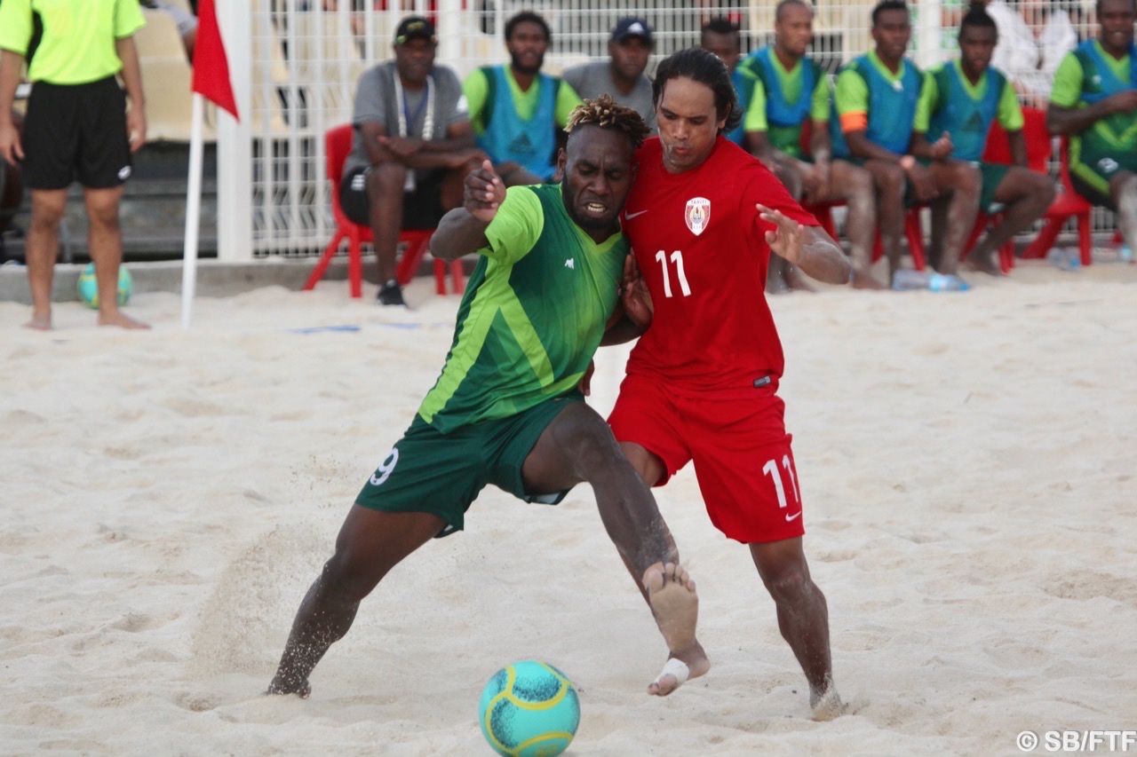 Teaonui "Filou" Tehau, même s'il n'a pas marqué, a fait preuve d'un bon sens du collectif