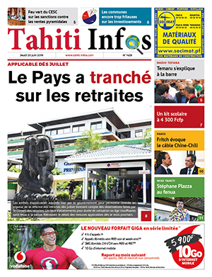 Cliquez sur la Une pour lire le journal.