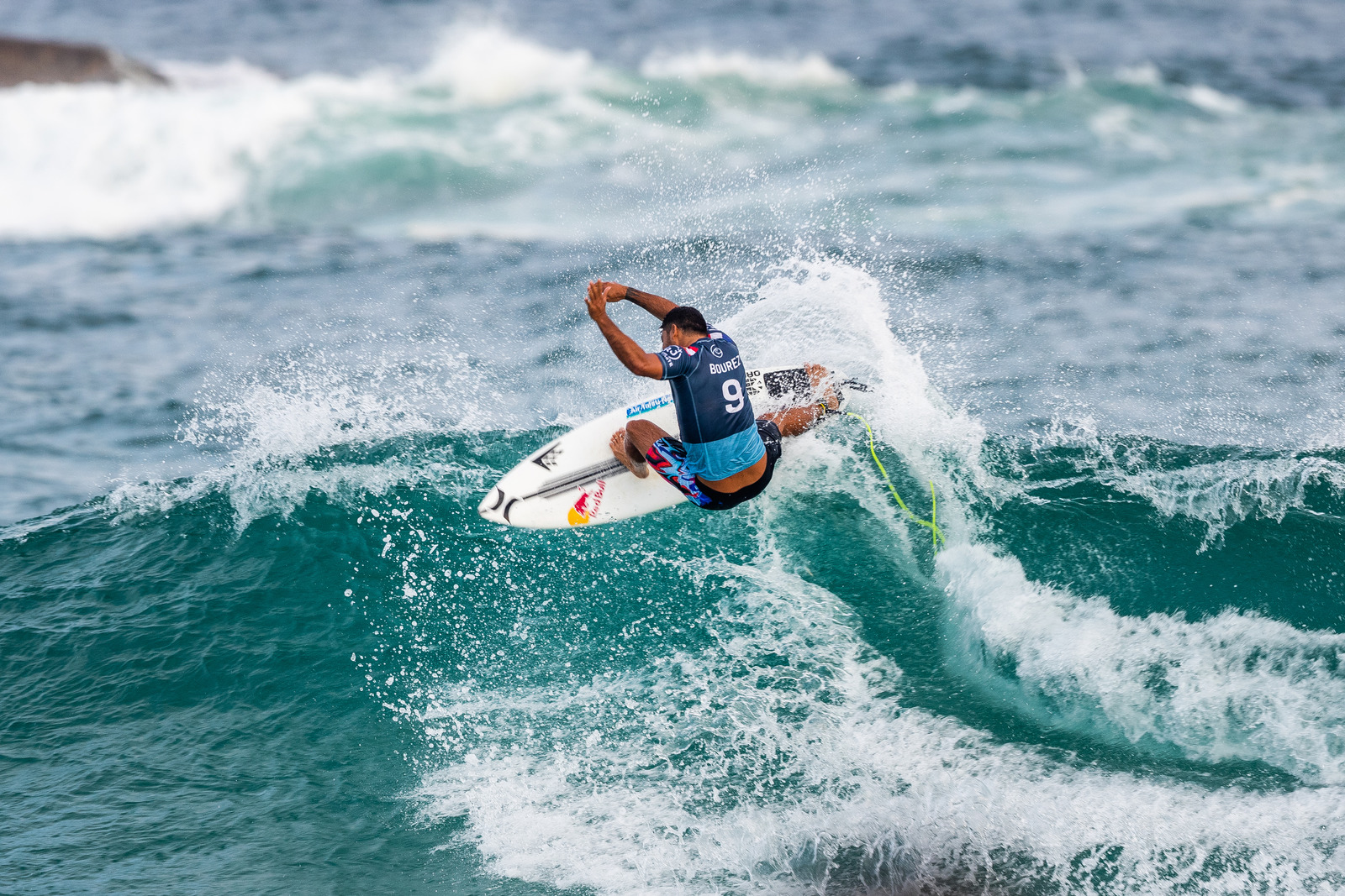 Michel Bourez a fait parler son style toujours aussi radical © Damien Poullenot/WSL