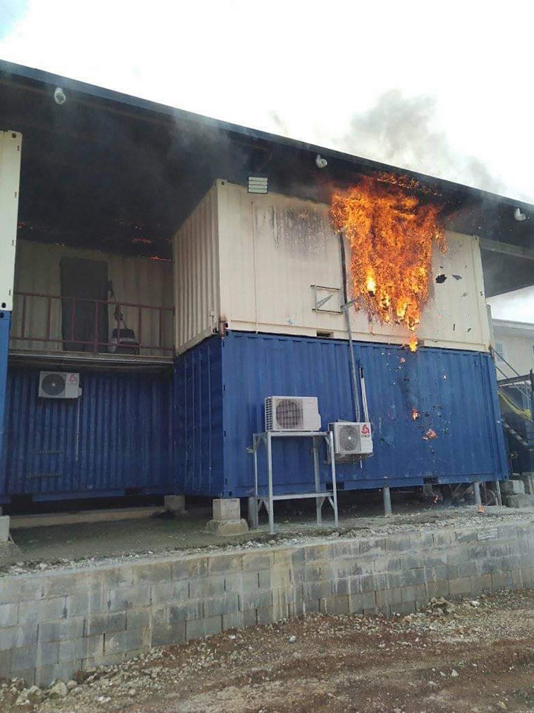 Incendie dans un camp de migrants en Papouasie-Nouvelle-Guinée