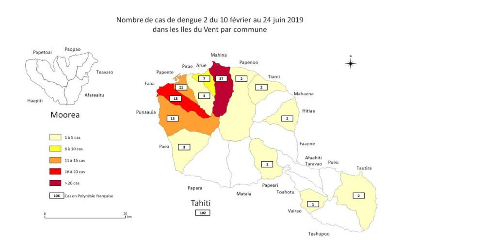 Plus de 100 cas de dengue 2 enregistrés