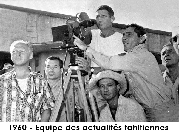 Au cinéma on a projeté des films, des documentaires, mais aussi des informations. Dans les années 1960, une société de production polynésienne filmait les informations que tu vois aujourd’hui à la télévision pour le cinéma.