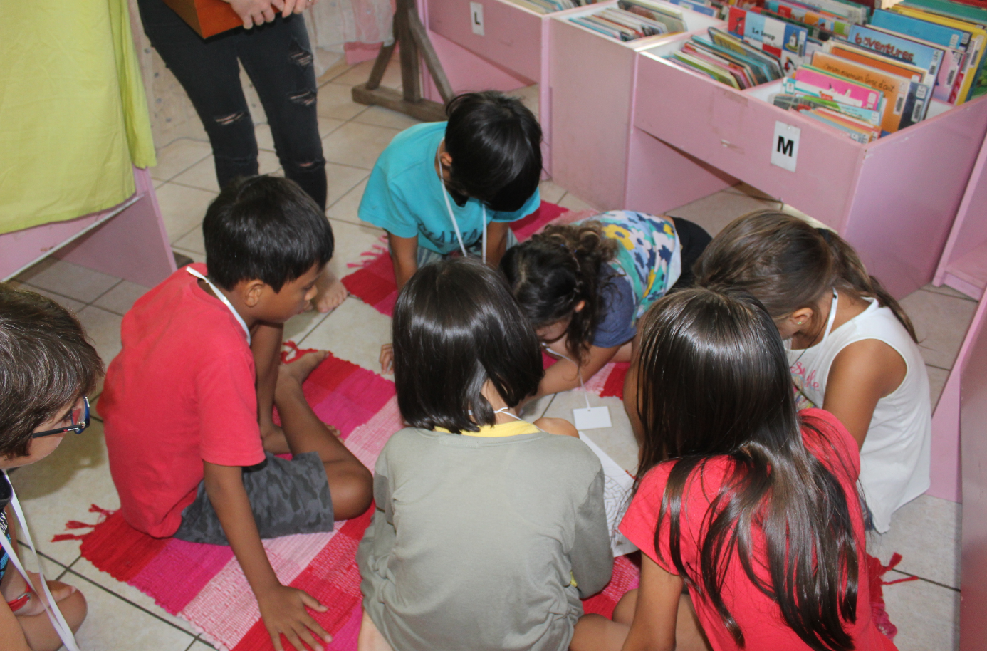 Les enfants avaient 45 minutes pour trouver les trois dieux tricheurs.