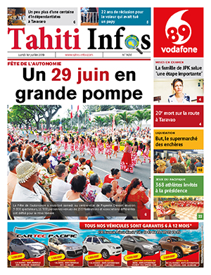 Cliquez sur la Une pour lire le journal.