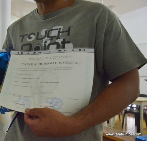 Les résultats du certificat de formation générale