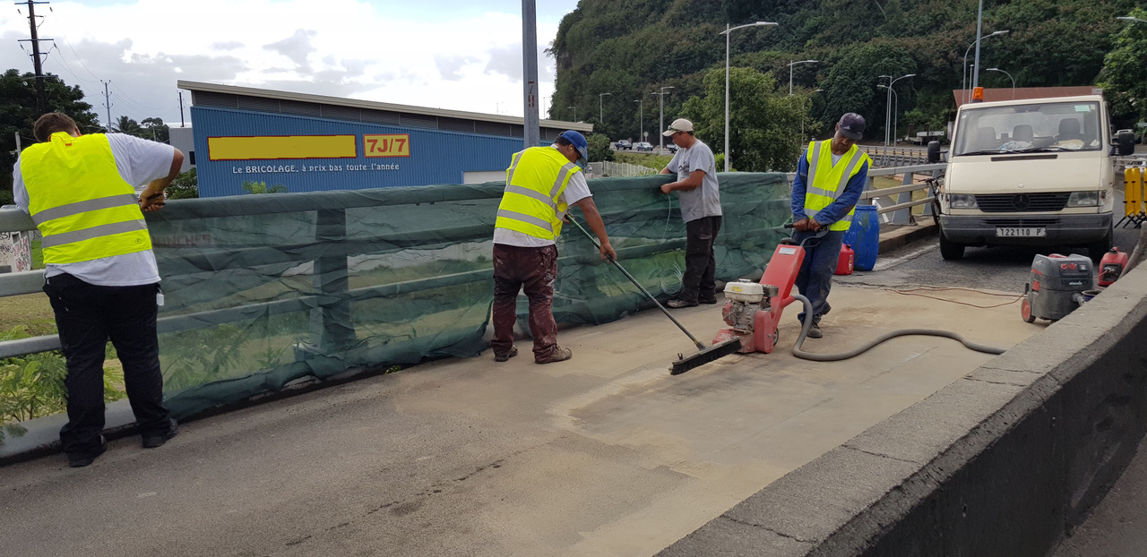 Des travaux sur le viaduc de la Punaruu