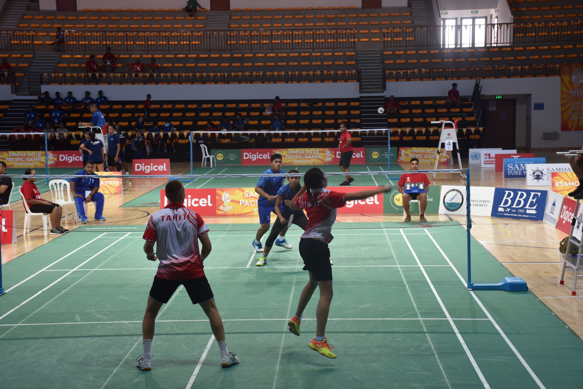 La médaille de bronze pour le badminton tahitien en équipe mixte