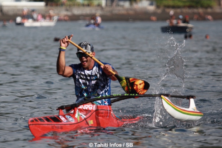 Après avoir remporté les quatre précédentes éditions, Kevin Céran-Jérusalémy n’a rien pu faire en 2018 contre Steeve Teihotaata, qui a mené la course de bout en bout.