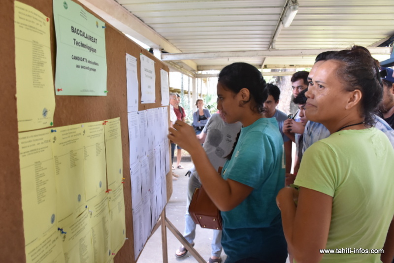Une meilleure réussite au bac en 2019 avec 87,9 % d'admis en Polynésie 