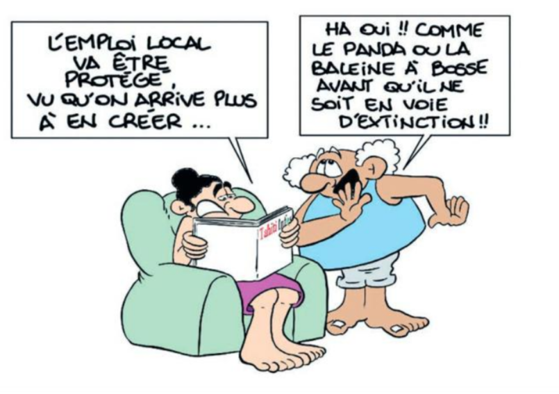 "L'emploi en voie d'extinction" vu par Munoz