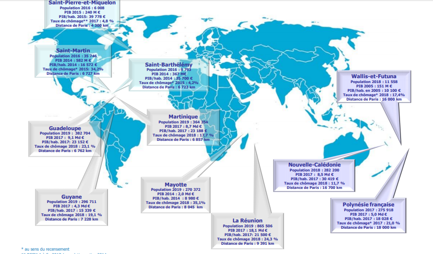 Des inégalités persistantes au sein des outre-mer 