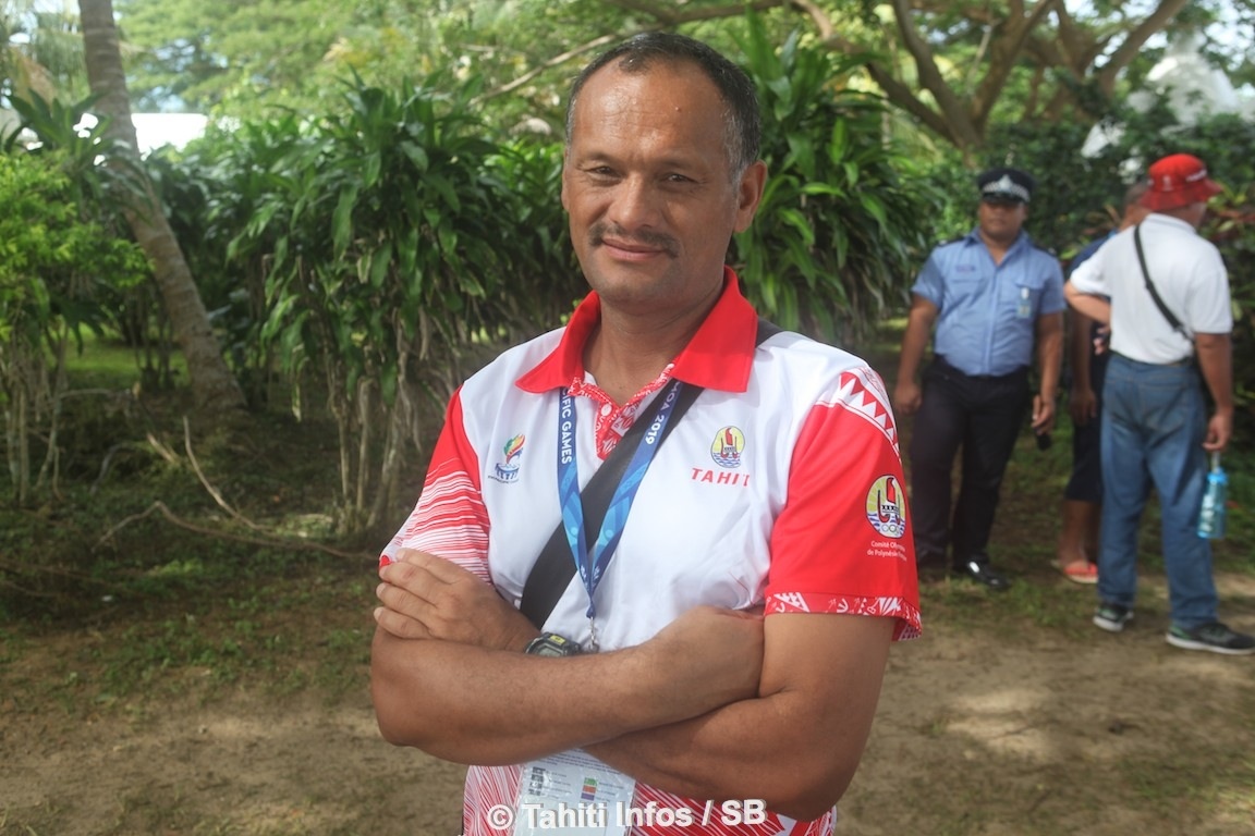 David Moutouh, président de lé fédération tahitienne de voile