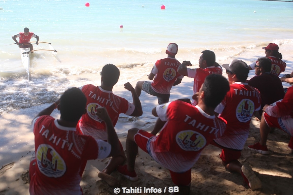 Doublé en or en va'a marathon