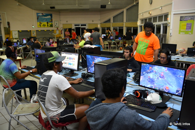 Une centaine de joueurs a participé à la LAN de Tahiti Nui Arena du 5 au 7 juillet, au collège de Punaauia.