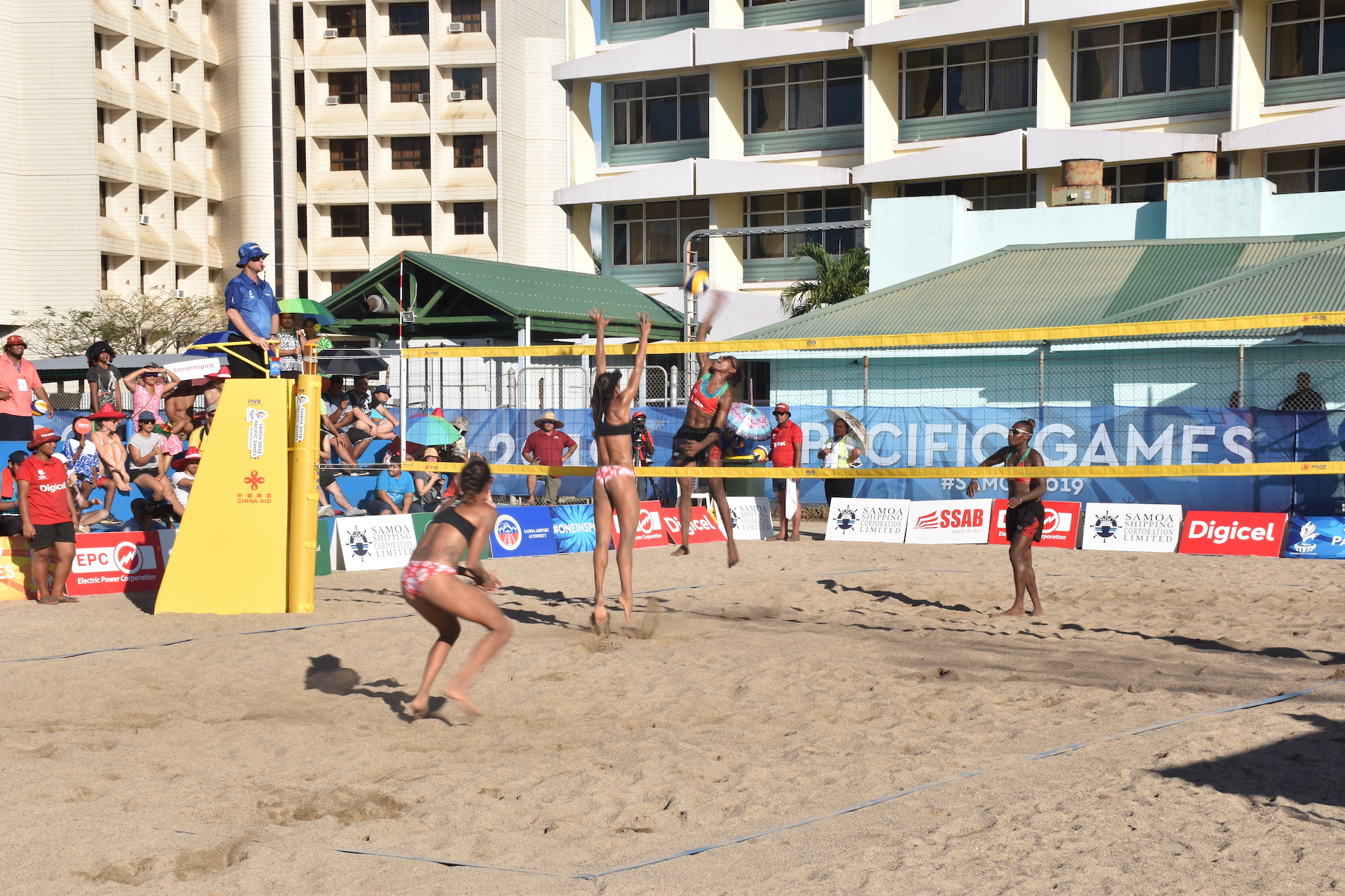 Le beach-volley tahitien en argent
