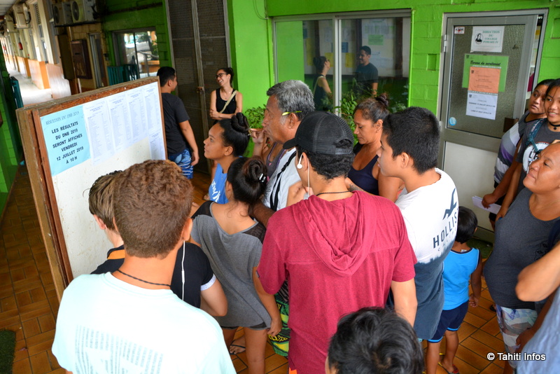 Les résultats de la session 2019 du DNB en Polynésie