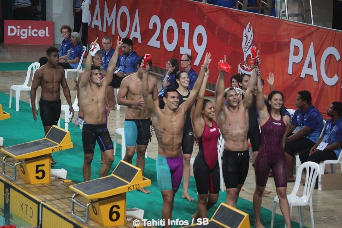 La Calédonie s'est taillée la part du lion en natation