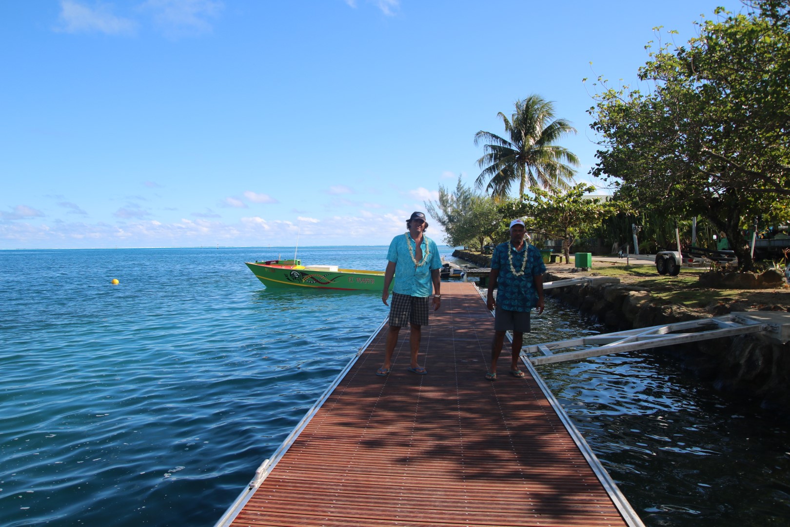 Un nouveau ponton à Haapu